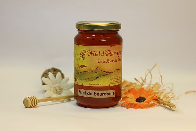 Miel de Bourdaine 750g - Délices des Abeilles : miels et nougats en Creuse