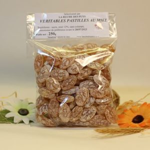 Véritables pastilles au miel