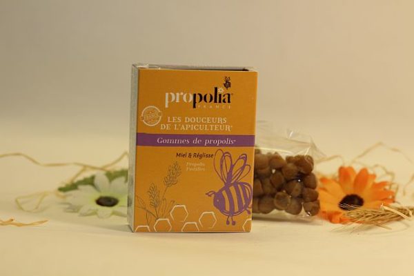 Gommes à la propolis goût réglisse