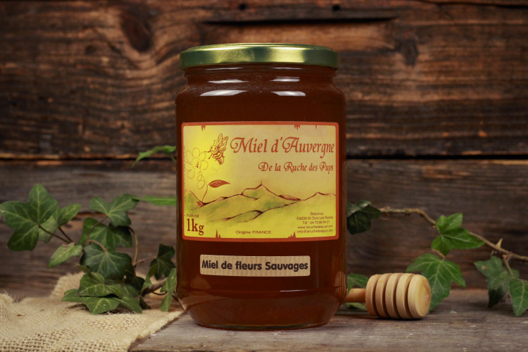 Miel de fleurs sauvages 1kg