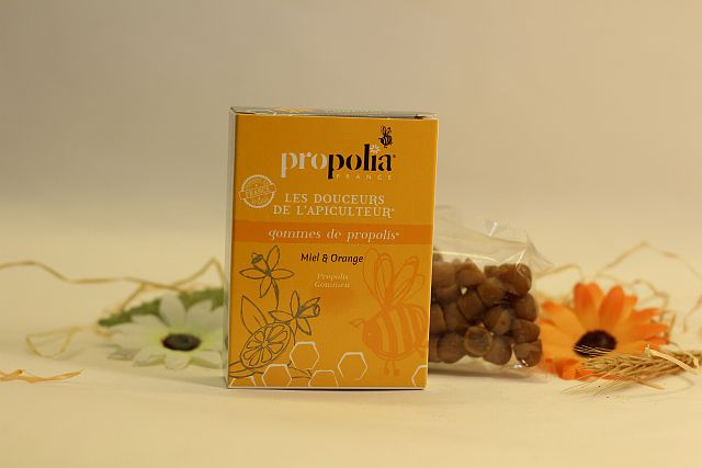 Gommes à la propolis goût orange